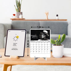 WORLD POP Singers Premium Table Desk Calendar