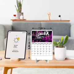 SUPER Car Collection Premium Table Desk Calendar
