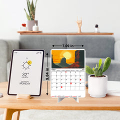 GO NATURE Premium Table Desk Calendar