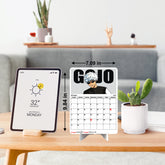 Satoru Gojo Premium Table Desk Calendar