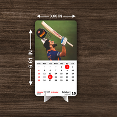 Cricket KING Premium Table Desk Calendar