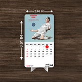 FOOTALL MAN Premium Table Desk Calendar
