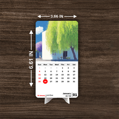 GREEN Valley Premium Table Desk Calendar
