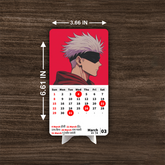 Gojo and Yuji Premium Table Desk Calendar