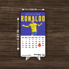 Maradona 10 Golden Boot Hero Premium Table Desk Calendar
