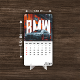 Car Collection Premium Table Desk Calendar