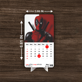 SUPER HERO MAN Premium Table Desk Calendar