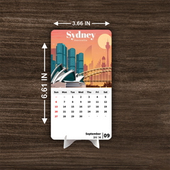 Sky High City Premium Table Desk Calendar