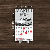 fast CAR Premium Table Desk Calendar