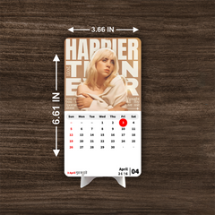 WORLD Singers Premium Table Desk Calendar