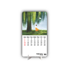 Forest Dreams Premium Table Desk Calendar