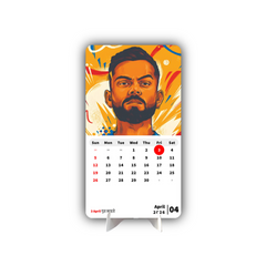 KING Virat Kohli Premium Table Desk Calendar