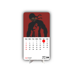 SUPER HERO MAN Premium Table Desk Calendar