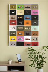 32 Famous Cars Poster | Cars Posters