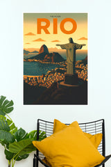 Rio de Janeiro Vintage Travel Poster (City Posters)