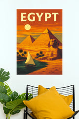Egypt Secrets Beneath the Sands Vintage Travel Poster (City Posters)