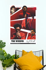 The Weeknd "After Hours" Vintage Arabic Style Fine Art Paper Poster (Music Posters)