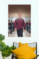 Justin Bieber Classroom Illustration Art Poster (Music Posters)