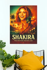 Shakira The Rhythm Never Lies Art Poster (Music Posters)