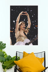Taylor Swift Heart Hands Concert Live Music Poster (Music Posters)