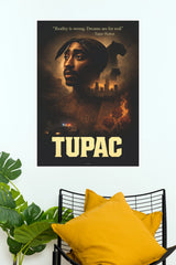 Tupac Shakur Reality is Wrong Quote Tribute Music Poster (Music Posters)