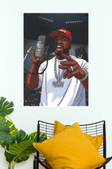 50 Cent G-Unit Studio Recording Rap Music Poster (Music Posters)