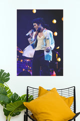 Michael Jackson Live Concert Performance Art Poster (Powerful Men Posters)