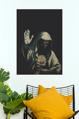 Moon Walk in the Shadows Mystic Art Poster (Powerful Men Posters)