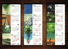 Nature’s River Glow Premium Table Desk Calendar – 2026