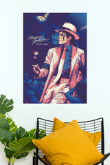 Michael Jackson Smooth Criminal Classic Art Poster (Powerful Men Posters)