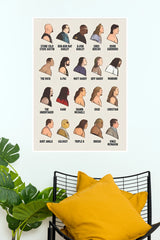 "Attitude Era Legends Profile Grid" Professional Wrestling Wall Poster (WWE Posters)