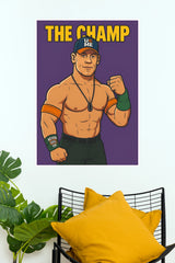 "John Cena The Champ" Pro Wrestling Wall Poster (WWE Posters)