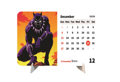 SUPER HERO Premium Table Desk Calendar – 2026