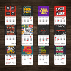 Motivational Quotes for Success Premium Table Desk Calendar – 2026