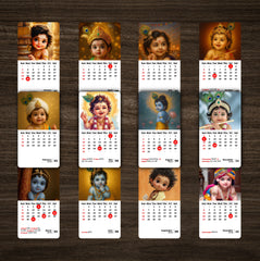 Little Cute Krishn Premium Table Desk Calendar – 2026