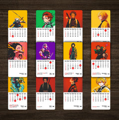 Demon Slayer Premium Table Desk Calendar – 2026