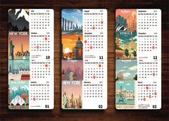 Sky High City Premium Table Desk Calendar – 2026