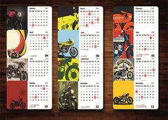 Vintage Motor Bike Predator Premium Table Desk Calendar – 2026