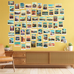 Vintage Wall Art for Home & Office | Super 60 Posters Set