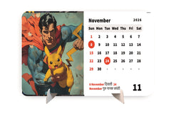 SUPER ANIMES Premium Table Desk Calendar – 2026