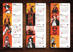 Monkey D.Luffy Premium Table Desk Calendar – 2026