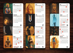 Lord Hanuman Premium Table Desk Calendar – 2026