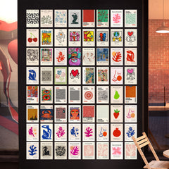 Henri Matisse Mockup | Super 60 Posters Set