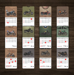 Limitless DREAM BIKE Premium Table Desk Calendar