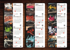 Super Car Premium Table Desk Calendar – 2026