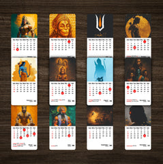 Lord Hanuman Premium Table Desk Calendar – 2026