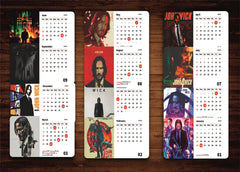 John Wick Premium Table Desk Calendar – 2026