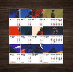 Samurai Premium Table Desk Calendar