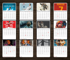 Football Man Premium Table Desk Calendar