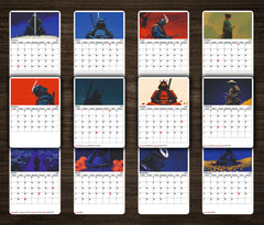 Samurai Legend Premium Table Desk Calendar
